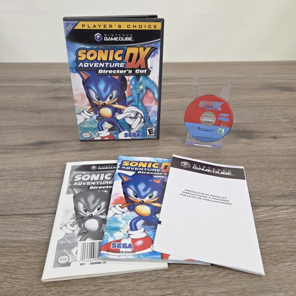 Sonic Adventure DX: Director's Cut (Nintendo GameCube, 2003) CIB Tested
